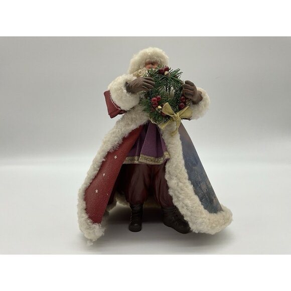 Thomas Kinkade Old World "Christmas Journey's End" 8" Santa Claus Figurine [B17] - Picture 14 of 16